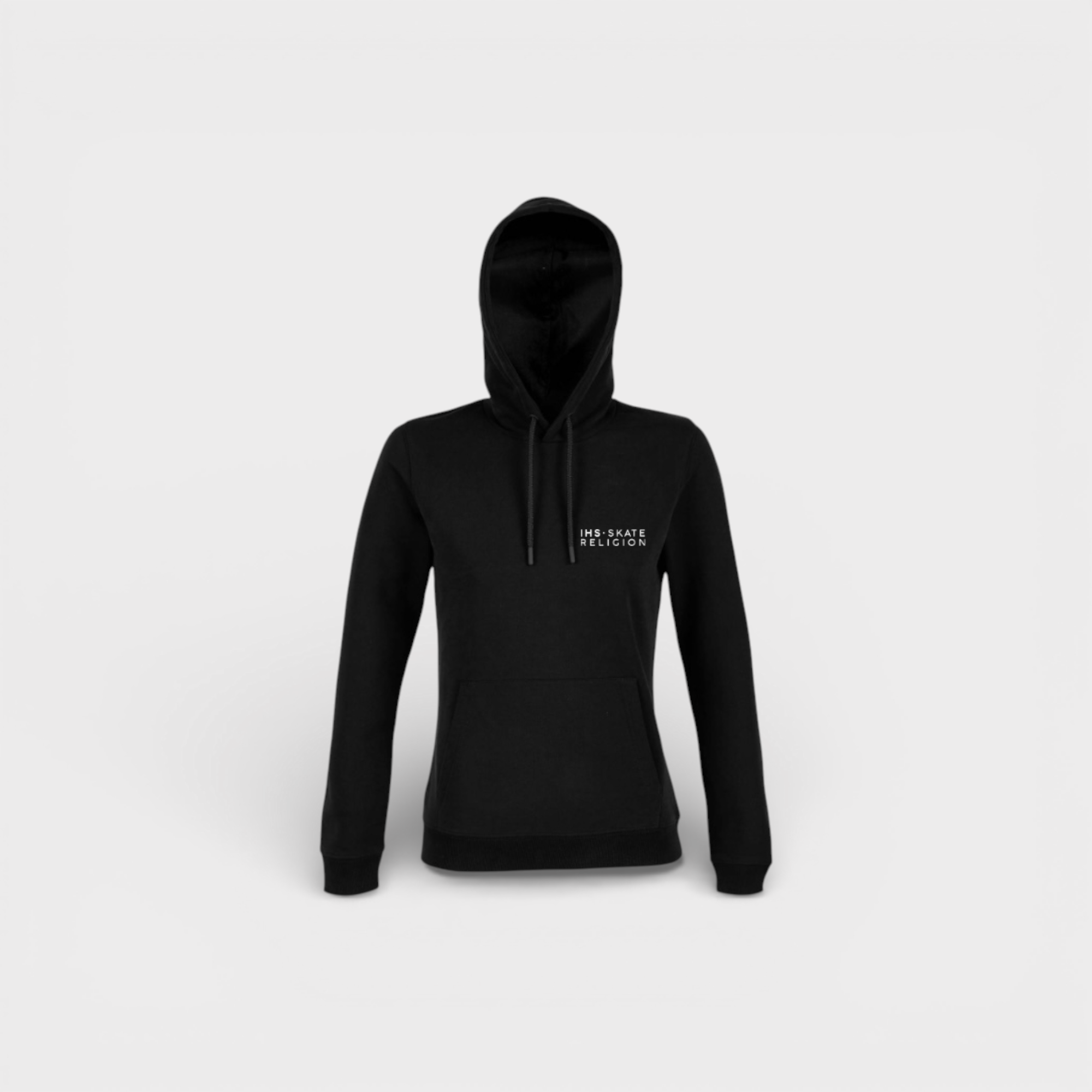 Iconic Crown Hoodie Black — Women