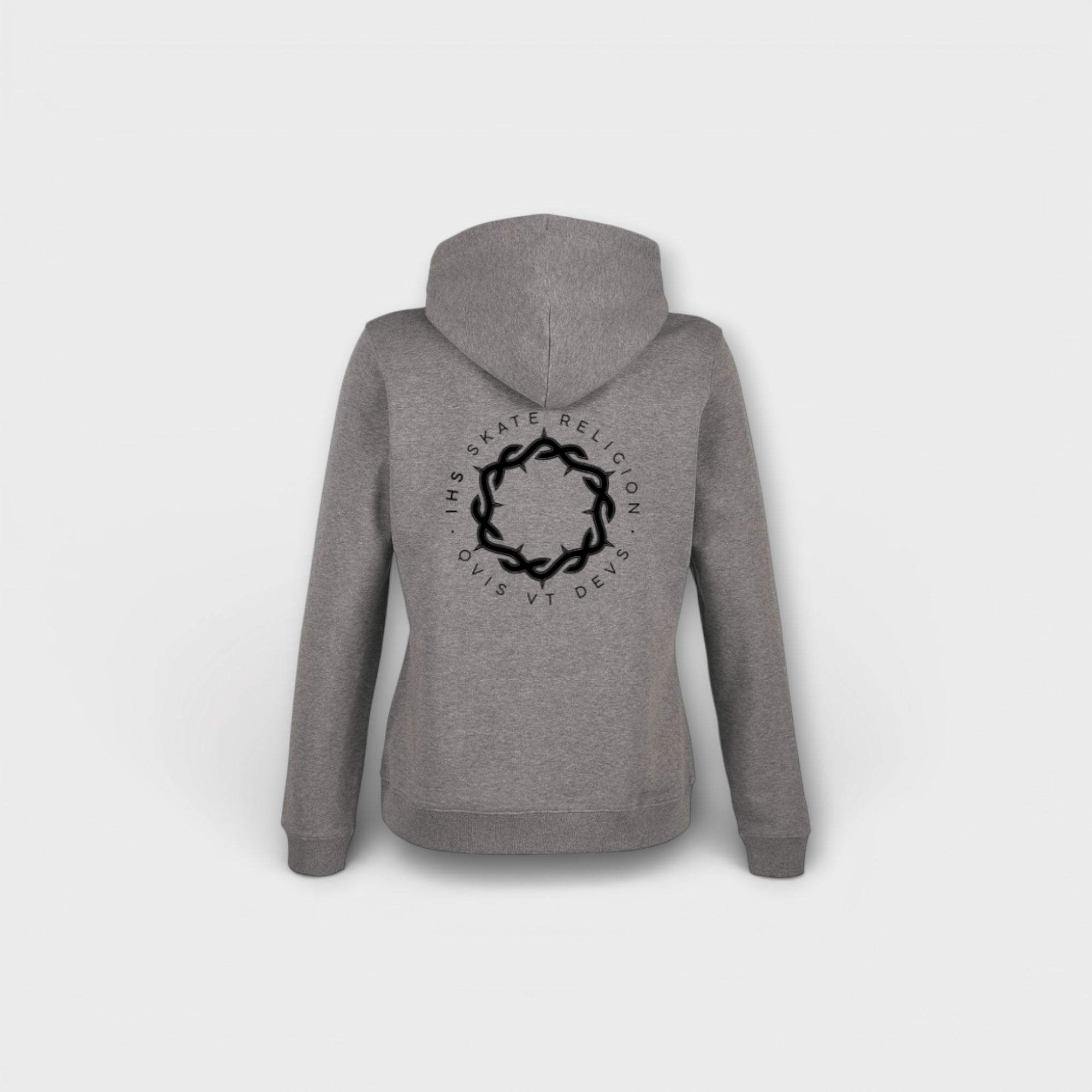 Iconic Crown Hoodie Grey — Women