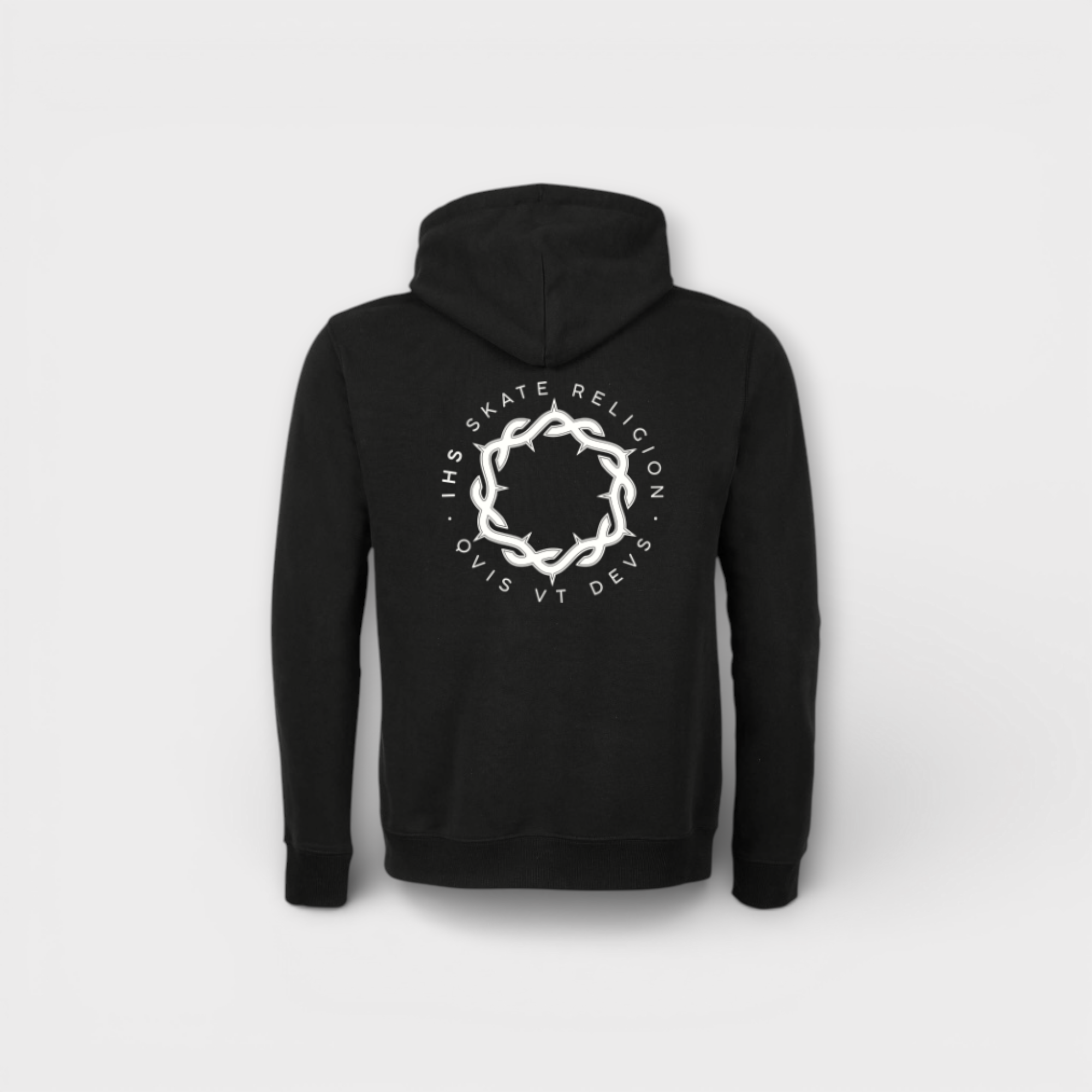 Iconic Crown Hoodie Black — Men