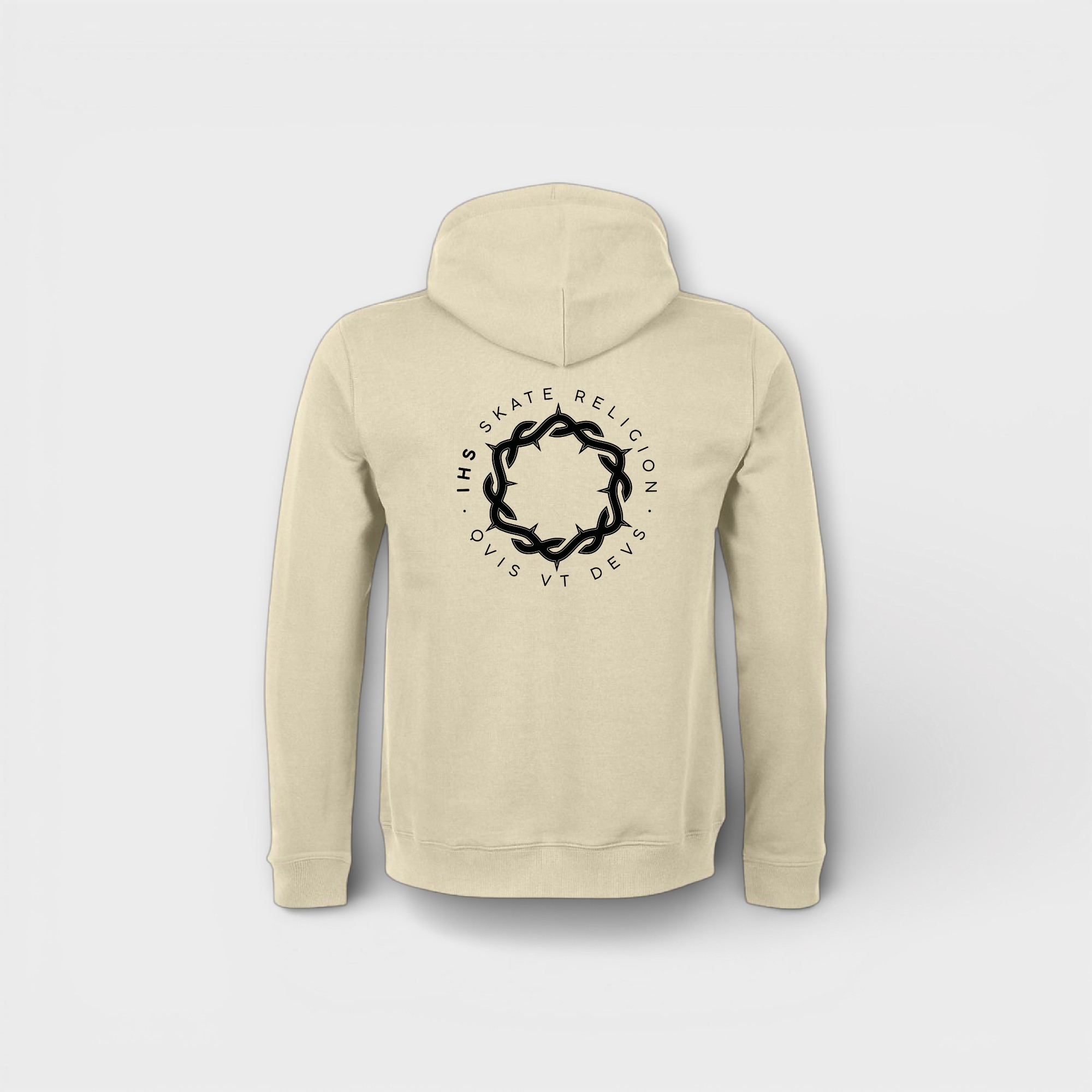 Iconic Crown Hoodie Cream — Men