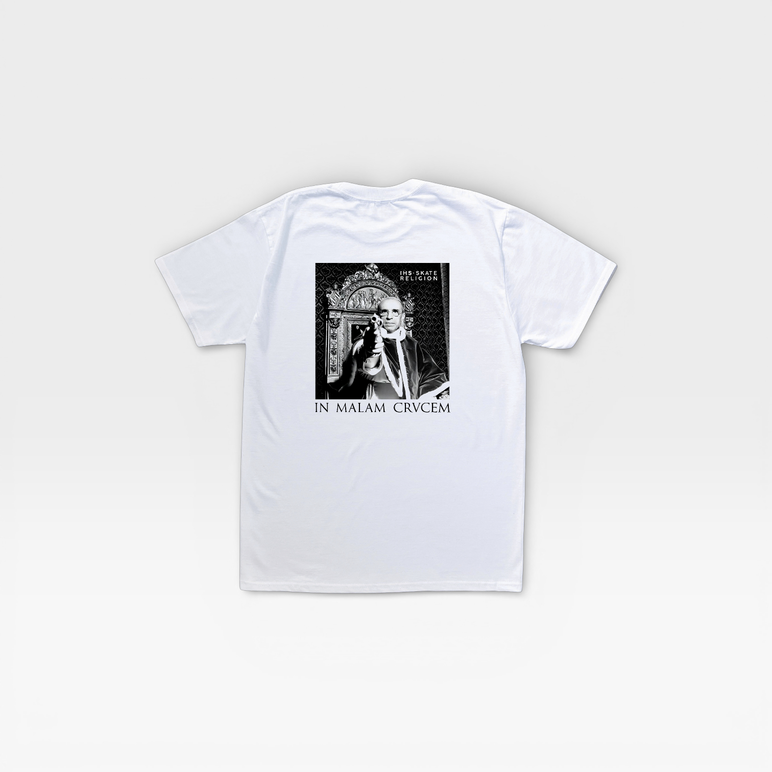 In Malam Crucem Tee White