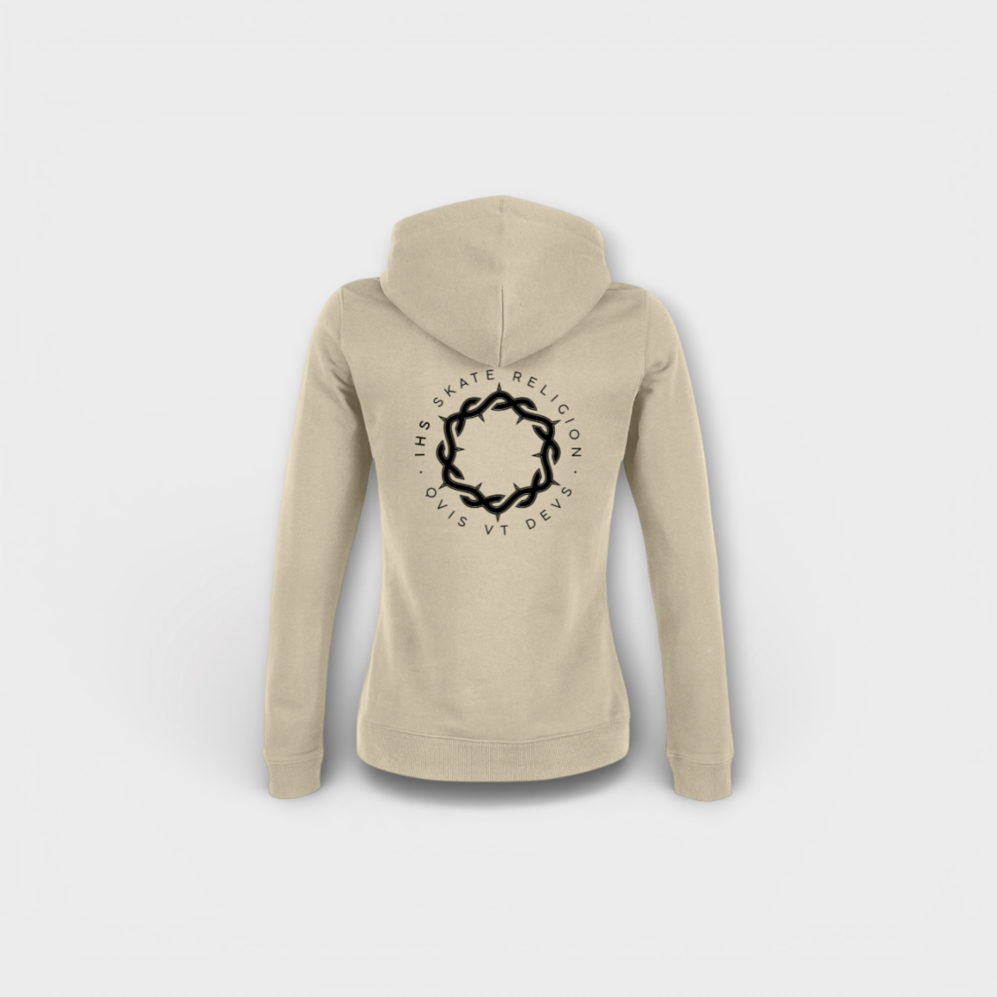 Iconic Crown Hoodie Cream — Women